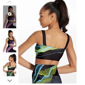 Balera Dancewear Girls’ Matching Set Crop Top and Leggings